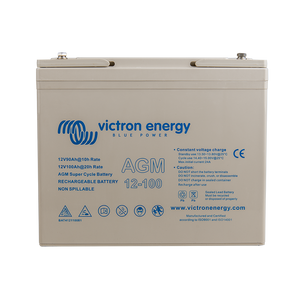 Victron 12V/100Ah AGM Super Cycle Battery (M6)