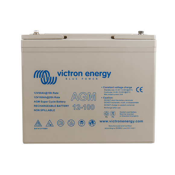 Victron 12V/100Ah AGM Super Cycle Battery (M6)